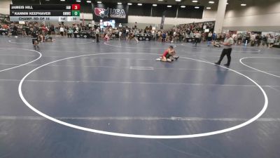 92 lbs Champ. Rd Of 16 - Jameis Hill, Immortal Athletics WC vs Kannin Keefhaver, Open Mats Wrestling Club