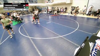 215 lbs Quarterfinal - Jamie Peterson, Uintah Wrestling vs Fernando Cortez, Brighton Wrestling Club