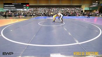 105 lbs Consolation - Lorien Bowns, Nyssa vs Jocelyn Torres, THRESHOLD WRESTLING CLUB
