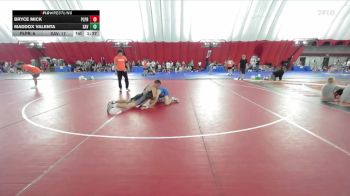 132 lbs Round 1 (8 Team) - Bryce Mick, Pequot Lakes/Pine River-Backus vs Maddox Valenta, Xavier-Cedar Rapids A