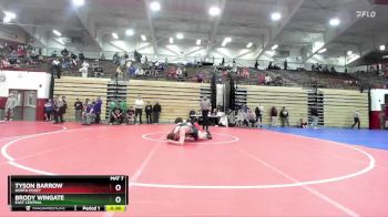 175 lbs Semifinal - Tyson Barrow, North Posey vs Brody Wingate, East Central