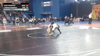 132 lbs Prelim - Connor Robinson, New Kent vs Gabe Crenshaw, Smyrna