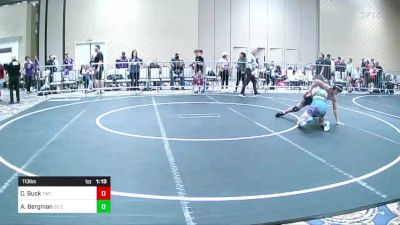 113 lbs Round Of 16 - Christopher Buck, Twc vs Ayden Bergman, DC Elite