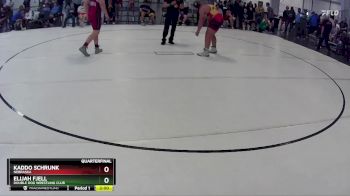 218 lbs Quarterfinal - Kaddo Schrunk, Nebraska vs Elijah Fjell, Double Dog Wrestling Club
