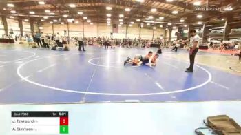 145 lbs Consi Of 16 #2 - Jaxon Townsend, PA vs Austin Simmons, CA