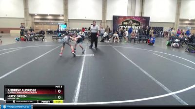 80 lbs Cons. Round 2 - Huck Green, Grindhouse vs Andrew Aldridge, Guerilla Wrestling Academy