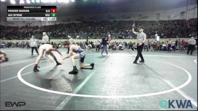 112 lbs Round Of 16 - Parker Ingram, Cleveland Take Down Club vs Jax Byrge, Weatherford Youth Wrestling