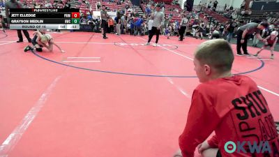 55 lbs Round Of 16 - Jett Elledge, Prime Wrestling vs Grayson Medlin, Hutch Wrestling Club