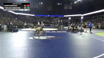 138 lbs Consi Of 16 #2 - Aaron Rodriguez, Hollister (CC) vs Emiliano Hernandez, Hesperia (SS)