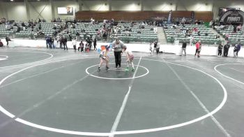 74 lbs Consolation - Adriel Flores, Warriors Of Christ vs Wyatt Wakefield, Elko WC