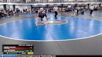 Silver 125 lbs Champ. Round 1 - Luis Acevedo, North Iowa Area Community College vs Asher Wilson, Wartburg