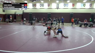 109.7-119.8 lbs Champ. Round 2 - Cash Riddle, Caveman Wrestling vs Oliver Sonberg, Caveman Wrestling