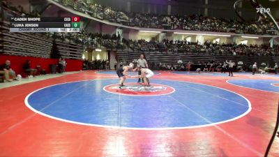 144-4A Champ. Round 1 - Luka Jensen, Cass vs Caden Shope, Central (Carroll)