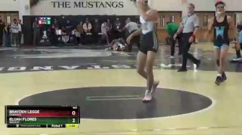 126 lbs Semifinal - Brayden Legge, Monarch vs Elijah Flores, Walnut