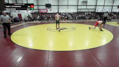 150 lbs Cons. Round 2 - Beau Dixon, Summit Academy vs Rhett Littlewood, Richfield