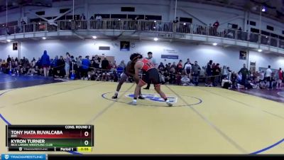 132 lbs Cons. Round 2 - Kyron Turner, Rick Larsen Wrestling Club vs Tony Mata Ruvalcaba, BWC