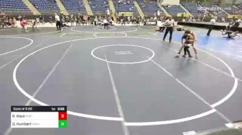 82 lbs Consi Of 8 #2 - Ryler Kaye, SheepCamp vs Quinn Humbert, Marathon WC