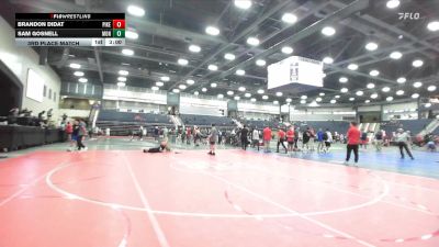 125 lbs 3rd Place Match - Sam Gosnell, Montreat College vs Brandon Didat, Pikeville