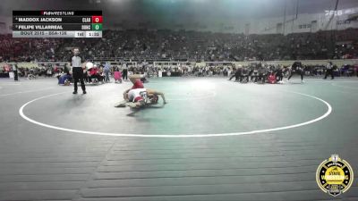 B5A-126 lbs 3rd Place Match - Felipe Villarreal, Duncan vs Maddox Jackson, Claremore