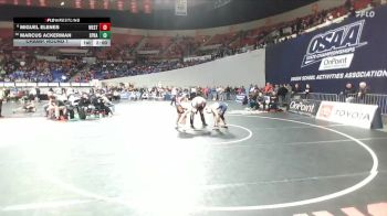 6A Boys 120 lbs Champ. Round 1 - Marcus Ackerman, Sprague Boys vs Miguel Elenes, Westview Boys