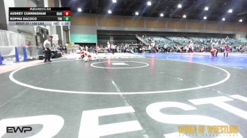 100 lbs Quarterfinal - Audrey Cunningham, Gracie Barra Westchase vs Sophia Dacoco, Tracy Wrestling Club