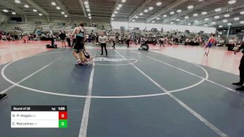 182 lbs Round Of 32 - Hoke Poe-Hogan, GA vs Caleb Marzolino, PA