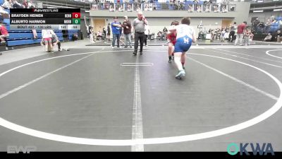 130 lbs Rr Rnd 3 - Brayden Heinen, Hennessey Takedown Club vs Alburto Harmon, Morrison Takedown Club