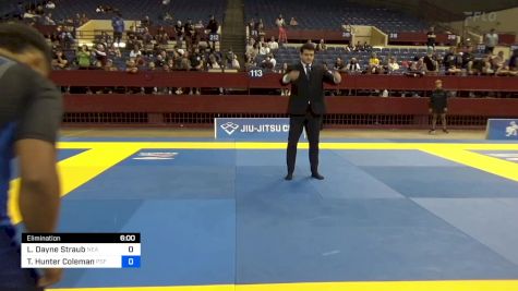 Logan Dayne Straub vs Ty Hunter Coleman 2024 Pan IBJJF Jiu-Jitsu No-Gi Championship