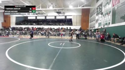 132 lbs Champ. Round 1 - Nathan Aguilar, Hillcrest vs Myles Kecher, Camarillo