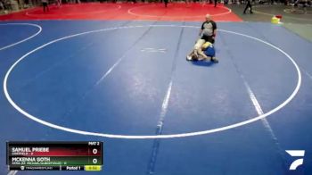 45 lbs Semis & 1st Wrestleback (8 Team) - McKenna Goth, STMA (St. Michael/Albertville) vs Samuel Priebe, Chatfield