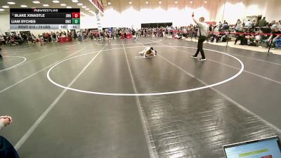 74 lbs Cons. Quarters - Liam Dyches, Bartlesville Wrestling Club vs Blake Xinastle, Summit Wrestling Academy