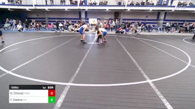 125 lbs Round Of 16 - Dominic Chavez, Presbyterian College vs Tucker Owens, Air Force Academy