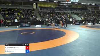 72 kg Consi Of 4 - Noah Wachsmuth, COBRA ALL-STARS / Cobra Wrestling Systems LLC vs Brody Olson, Minnesota Storm