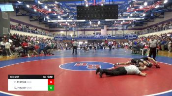 120 lbs Consi Of 4 - Jake Mitchell, Cumberland Valley vs Luke Mentzer, Chambersburg