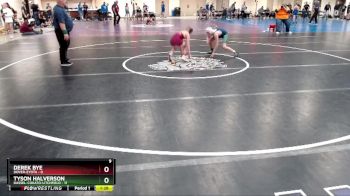 105 lbs Quarterfinals (8 Team) - Tyson Halverson, Dassel-Cokato-Litchfield vs Derek Bye, Dover-Eyota