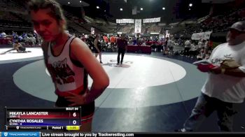 180 lbs Placement Matches (16 Team) - Kalila Shrive, SJWA vs Annette Beltran, SCVWA