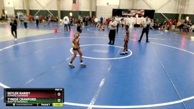 76 lbs Champ. Round 1 - Skyler Rainey, Ultimate Contender vs Tyrese Crawford, Ready RP Nationals