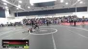 62-67 lbs Round 2 - Zoe Rose Thomas, Peterson Grapplers vs Presley Diaz, Outlaws WC