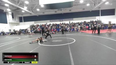 62-67 lbs Round 2 - Zoe Rose Thomas, Peterson Grapplers vs Presley Diaz, Outlaws WC