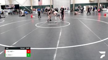 120 lbs Cons. Round 2 - Gabriel Hall, Victory Training Center vs Colter Sinn, Thayer Central