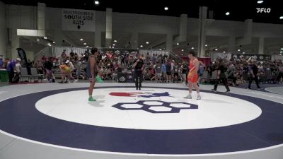 79 lbs Champ. Round 1 - Ethan Teague, Cowboy RTC vs Roman Gonzales, Team Gonzales