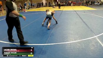 85 lbs Semis (4 Team) - Parker Taylor, Hastings vs Jacoby Brown, Z-M (Zumbrota/Mazeppa)