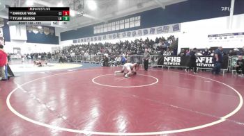 132 lbs Cons. Round 1 - Tyler Mason, La Mirada vs Enrique Vega, Canyon Springs