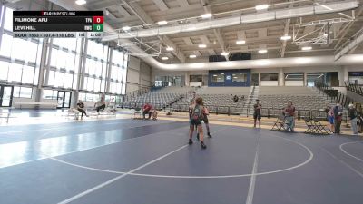 107.4-116 lbs Champ. Round 3 - Filimone Afu, Team Pride Academy vs Levi Hill, Roy Wrestling Club