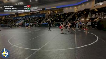 157 lbs Champ. Round 1 - Kyle Agnew, Hortonville vs Lincoln Miller, Waukee