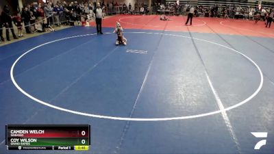 65 lbs Cons. Round 2 - Coy Wilson, Grand Rapids vs Camden Welch, Wabasso