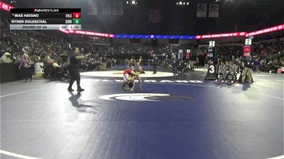 106 lbs Round Of 64 - Mas Hatano, Folsom (SJ) vs Ryder Doleschal, Serra (CC)