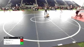 46 lbs Quarterfinal - Sophie Hayman, Hemet Youth WC vs Troy Blevins, Punisher Wrestling Company