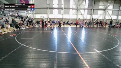 117-124 lbs Champ. Round 2 - Natalie Ruelas, Asylum Wrestling Club vs Kimber Wait, Mat Rats Rebooted Wrestling