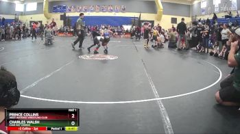 50 lbs Round 1 - Prince Collins, West Wateree Wrestling Club vs Charles Walsh, Cane Bay Cobras